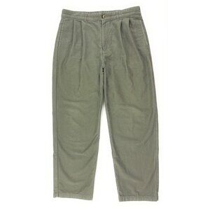 Aime Leon Dore Double Pleated Pants Straight Leg Relaxed Fit Trouser Sz L 36x30